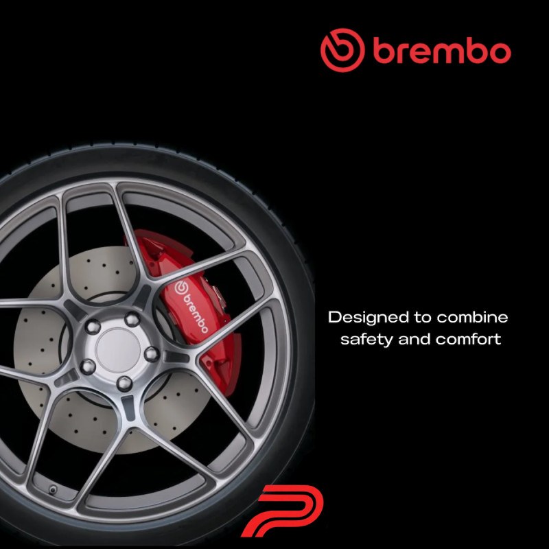 1 Pair Rear Brembo Disc Rotors+Bendix Brake Pads for VW Eos 1F7 1F8 08-14 253mm gallery
