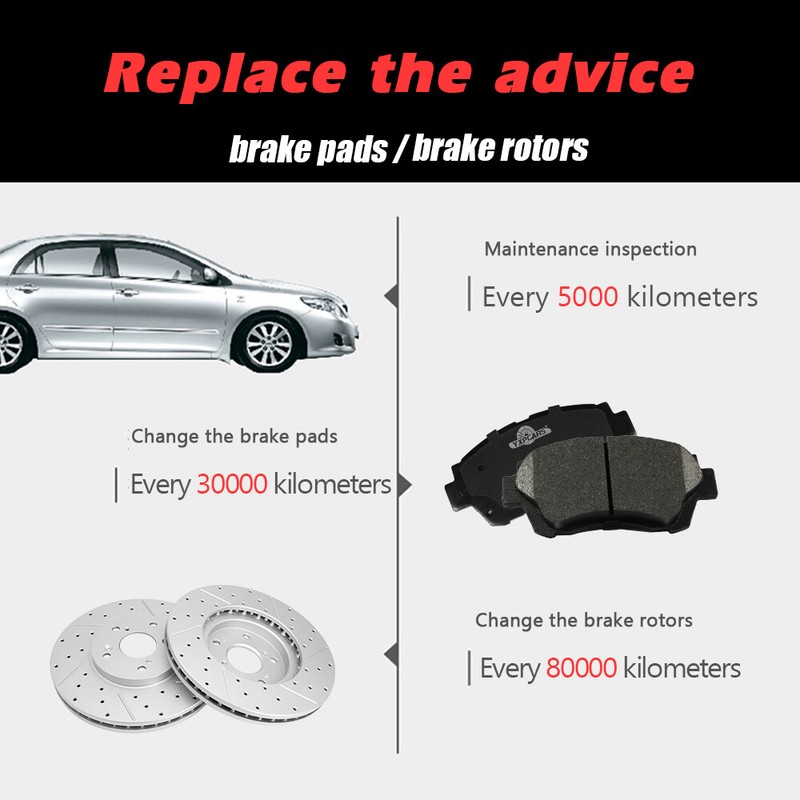 Front Rear Brake Rotors+Ceramic Pads for Ford Explorer Flex w/ Heavy Duty Brakes gallery