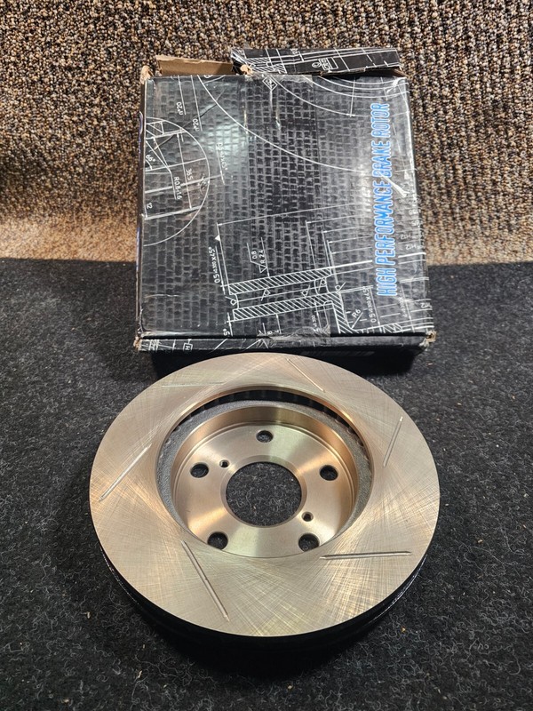 StopTech 126.44069SR Slotted Front Passenger Brake Rotor For 91-95 Toyota MR2