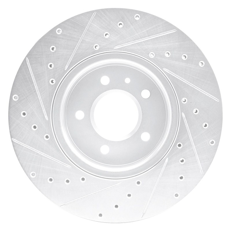 For Cadillac ATS 13-19 Brake Rotor eLINE Drilled & Slotted 1-Piece Front gallery