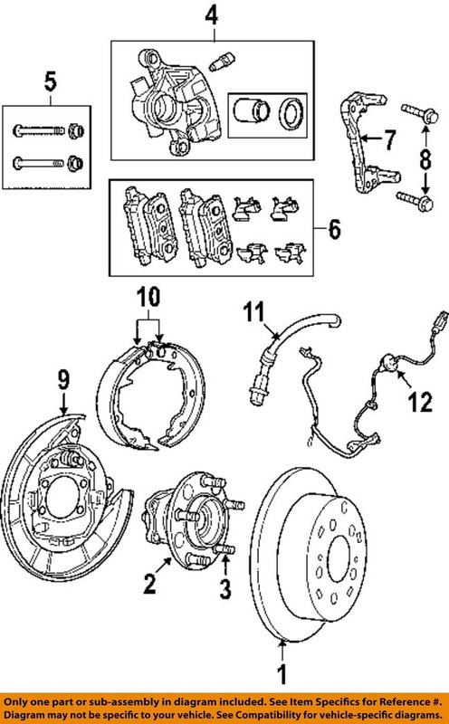 CHRYSLER OEM 07-17 200 Rear Suspension Brake Components-Rotor 5105515AA