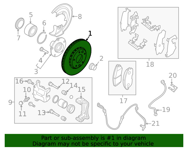 Genuine Nissan Rotor-Disc Brake Front 40206-6LE0A gallery