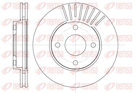 REMSA 6575.10 BRAKE DISC FOR FORD,FORD AUSTRALIA,MAZDA,VOLVO gallery