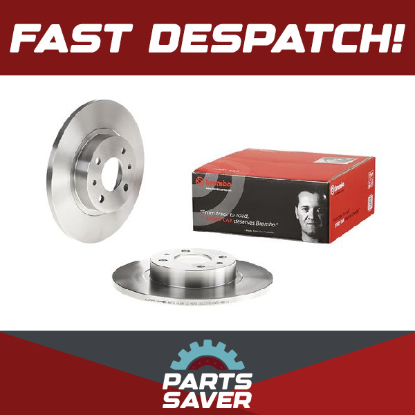 2x Brake Discs Pair Solid fits ALFA ROMEO 155 167 1.9D Front 93 to 97 AR67501