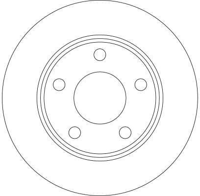 2 x Brake Disc TRW DF4126 for Audi A6 Avant A6 gallery