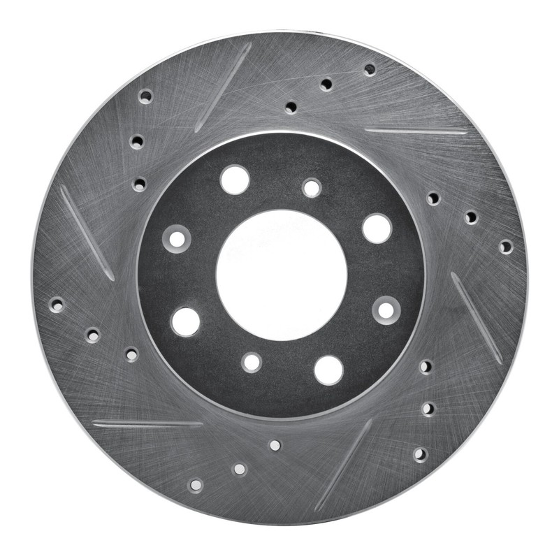 Dynamite Friction Front Driver Side Disc Brake Rotor for Honda (631-59018L)