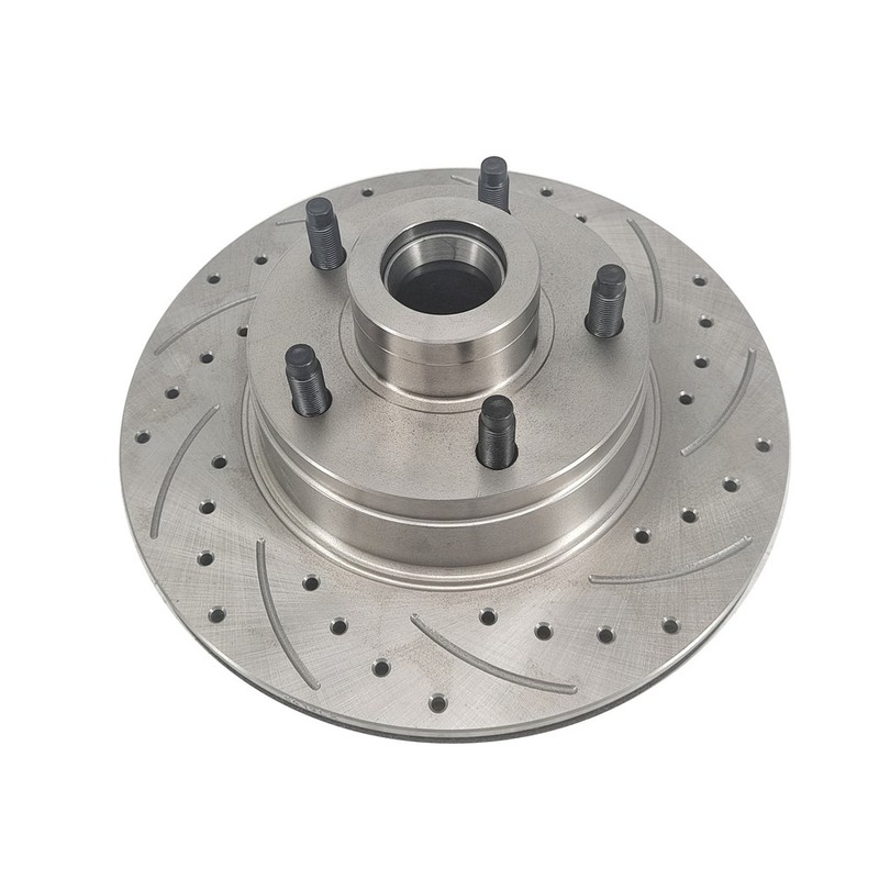 Front Disc Brake Kit 11 In, 5 on 4-3/4 drilled and slotted Rotors for Mustang II gallery