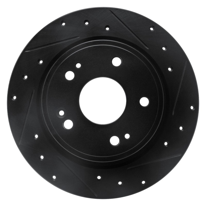 For Honda Accord 18-26 Brake Rotor DFC Premium Drilled & Slotted Rear Passenger