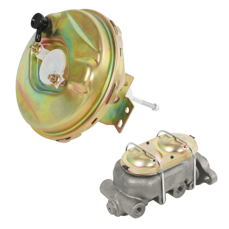 Body Disc Brake Conversion Kit Booster Drilled Rotors 9" For 1964-1972 GM A F X gallery