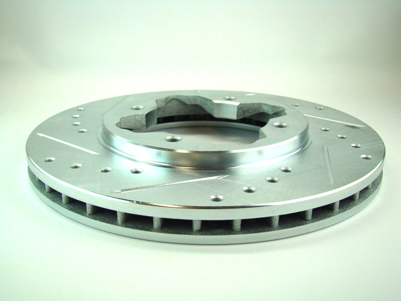 631-59017R Brake Rotor DFC Premium Drilled & Slotted Front Right Passenger