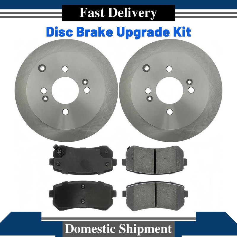 Disc Brake Upgrade Kit Rear For Hyundai Accent 2006-2007