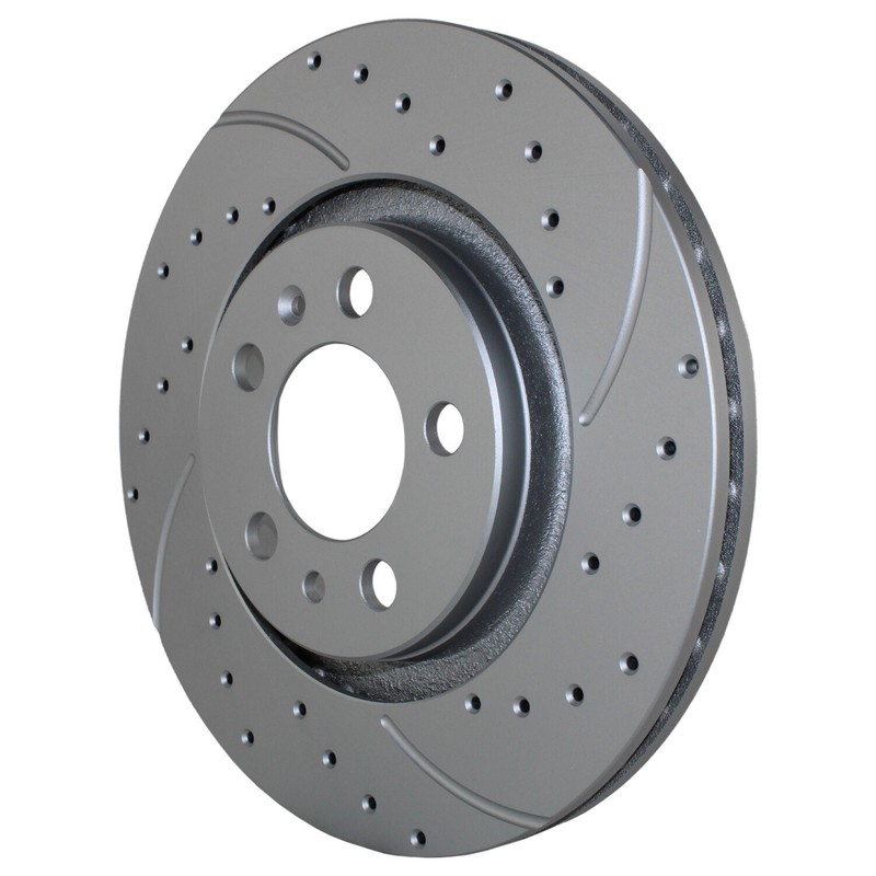 Bison Performance Front Coated Drilled 280mm Brake Disc for Beetle Golf Jetta gallery