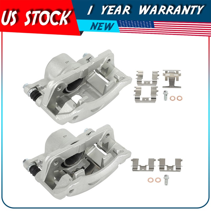 Front Left Right Brake Calipers Pair For 97 98,00-2001 Acura Integra w/ Bracket