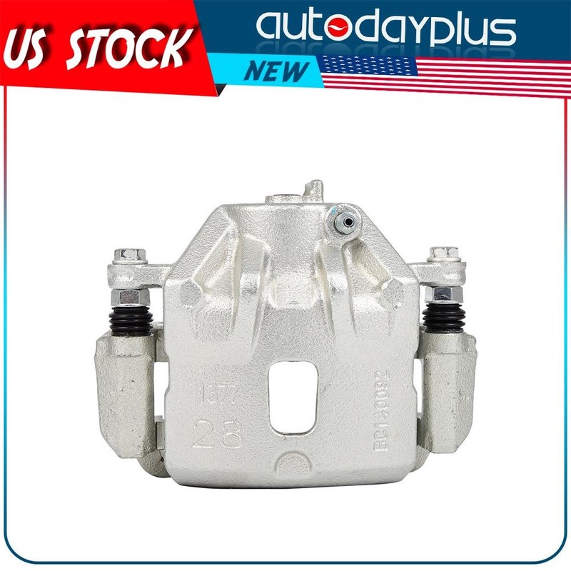 Pair Front Brake Calipers w/ Bracket For 2005 - 2010 Hyundai Tucson Kia Sportage gallery