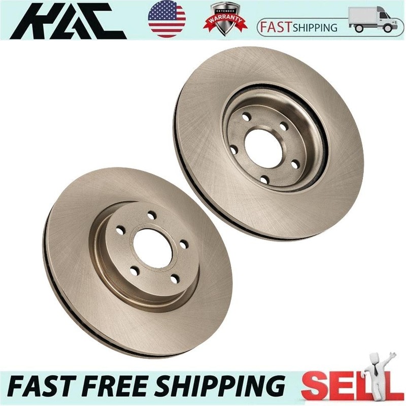Front Vented Brake Rotors For Ford Escape 1.5T 17-19 1.6T 13-16 2.5L 13-19 Pair