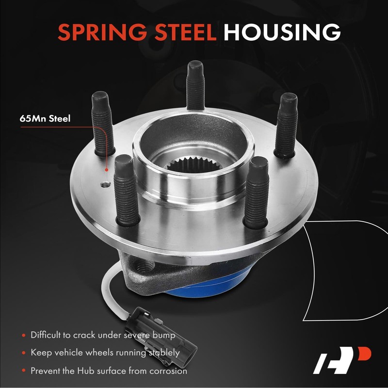 Front & Rear Disc Rotors & Brake Pad + Wheel Hub Bearing for Chevy Monte Carlo gallery