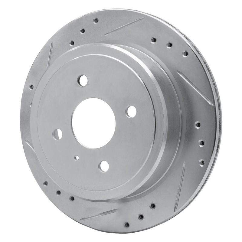 For Isuzu Impulse 83-89 Brake Rotor eLINE Drilled & Slotted 1-Piece Rear Driver gallery