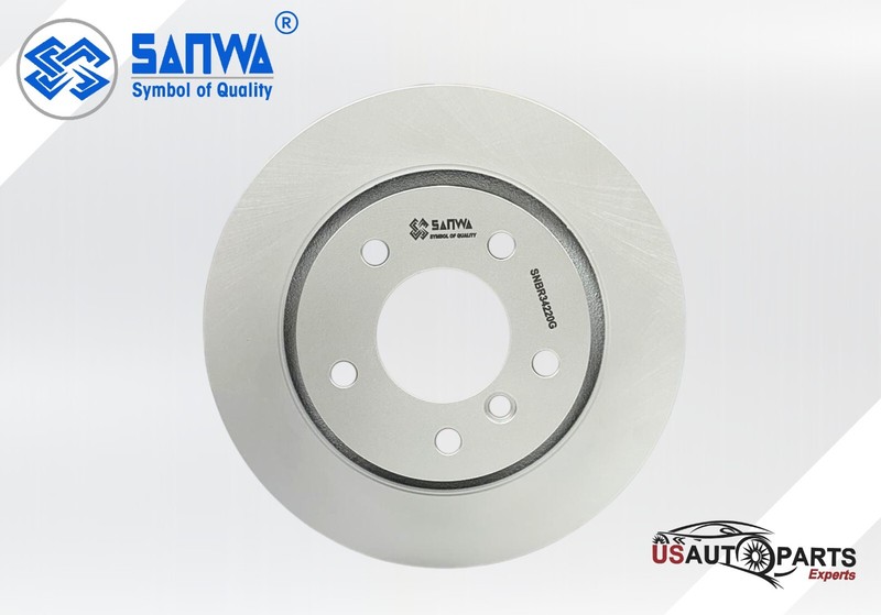 REAR BRAKE ROTOR VENTED & GEOMET COATED 294 mm FOR BMW 325Ci 325i 1996-2006 2.5L