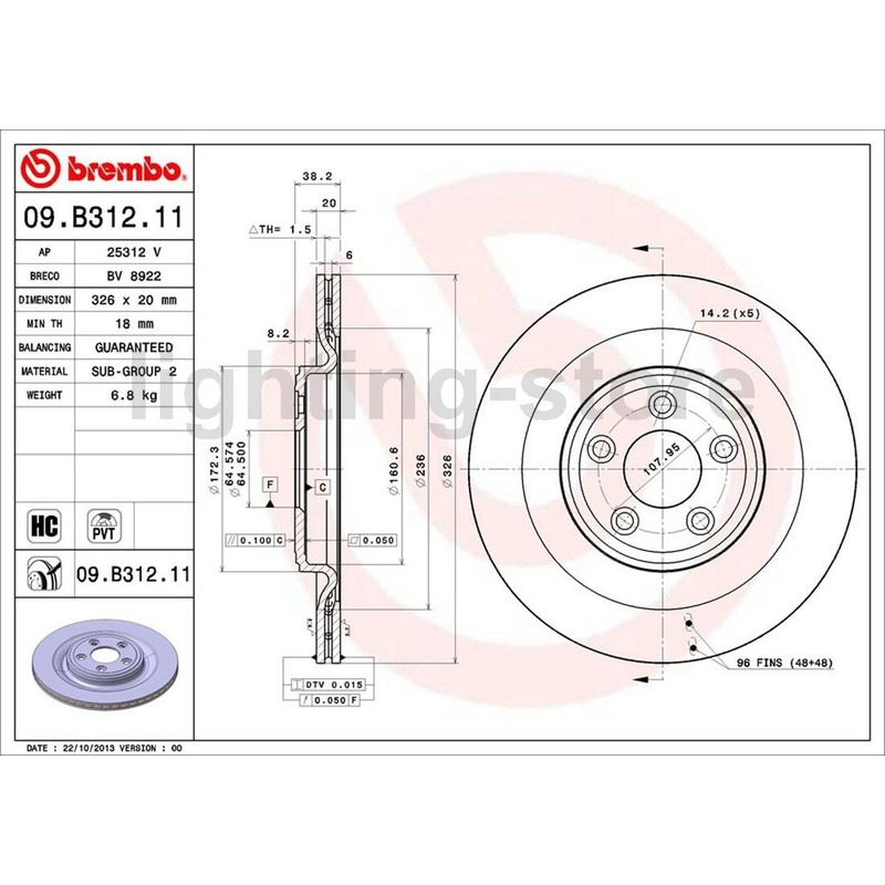 Front+Rear Brake Pads and Disc Rotors full set Fits 2010 Jaguar XF XJ gallery