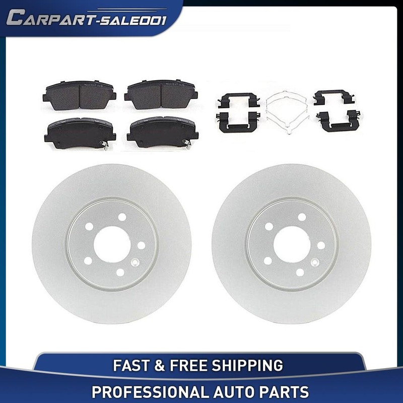 Front Disc Brake Rotors Ceramic Brake Pads for 2016 2017 2018 2019 Buick Cascada