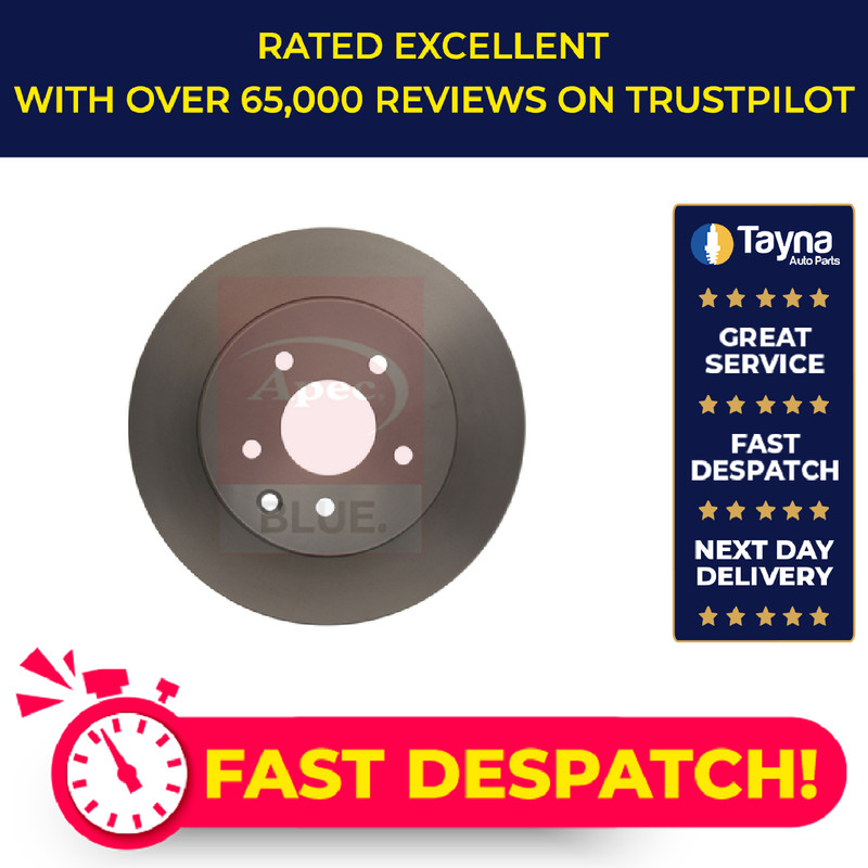 2x Brake Discs Pair Vented fits NISSAN X-TRAIL T31 2.0D Rear 07 to 13 292mm Set