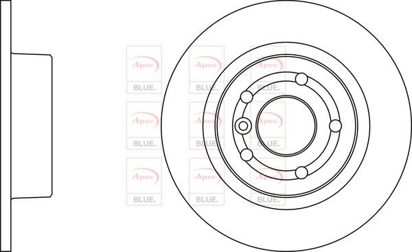Brake Discs Pair Rear FOR LAND ROVER DISCOVERY II 2.5 4.0 98->04 Blue gallery