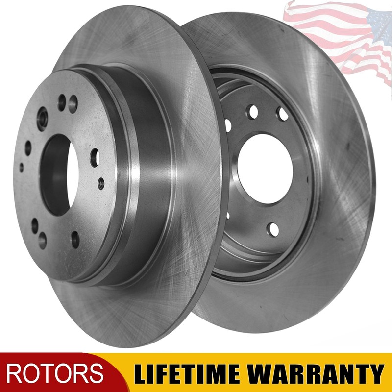 2pcs 282mm Rear Disc Brake Rotors for Acura TL 2004-2008 Honda Element 2003-2011