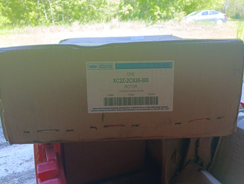 Ford 99/2007 E250/350 and SD Rear Brake Rotor New OE Ford XC2Z-2C026-BB