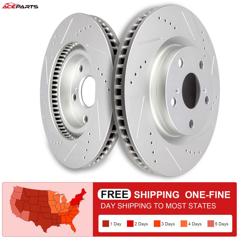 FRONT BRAKE ROTORS FOR LEXUS ES350 ES300H TC TOYOTA AVALON CAMRY MATRIX RAV4