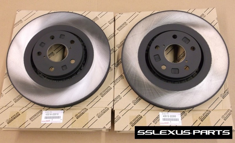 Lexus IS350 (2006-2008) OEM Genuine FRONT BRAKE ROTOR SET – ROTORS (x2)