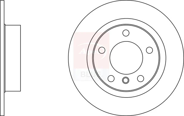 2x Brake Discs Pair Solid fits MINI COUNTRYMAN ONE R60 1.6D Rear 10 to 16 280mm