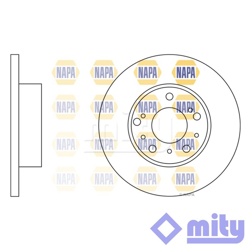 Fits Talbot Express 1981-1994 + Other Models Brake Disc Front Mity