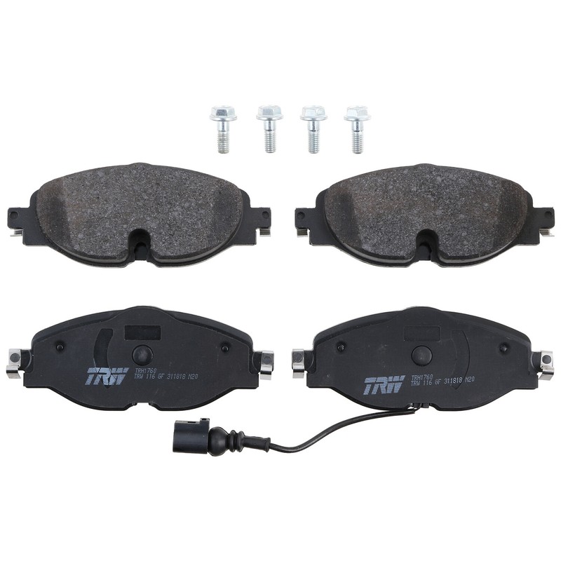 Front Brake Kit 288mm Drilled Disc Rotors & TRW Low-Met Pads For A3 e-Golf Jetta gallery