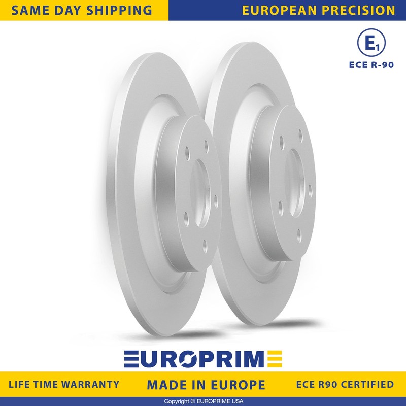 11.88 inch Rear Brake Rotors Set for 2006-2010 2012-2017 Mazda 5 Replacement