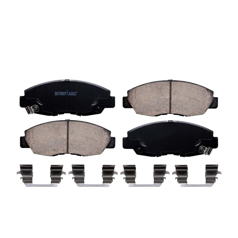 4 Lugs Front Brake Rotors + Ceramic Brake Pads for Honda Accord 2.3L L4 gallery