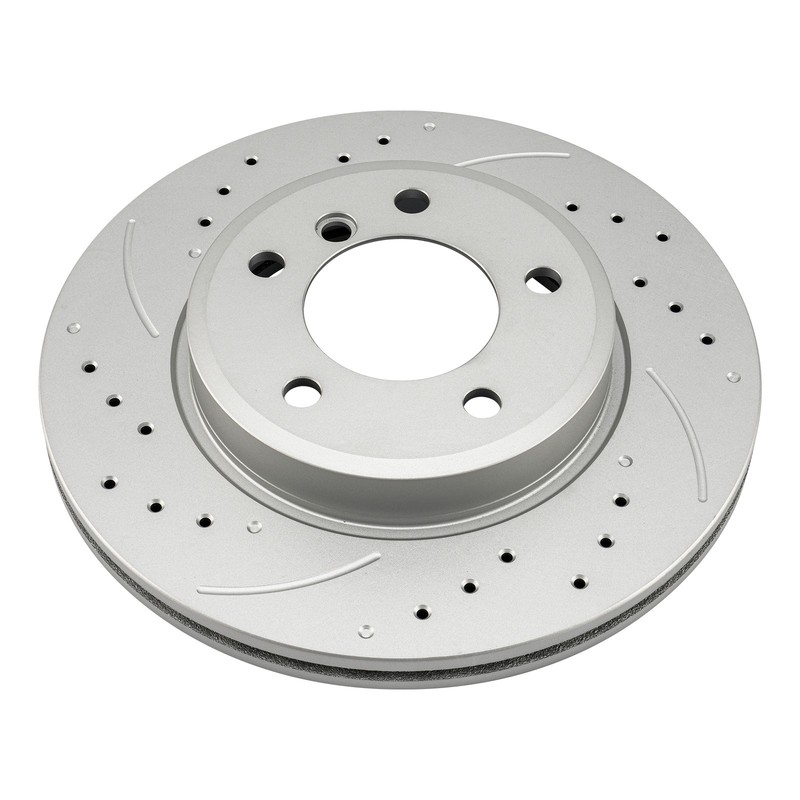 Front Drilled & Slotted Disc Brake Rotors For 2001-2006 BMW 325Ci 34111164539 gallery