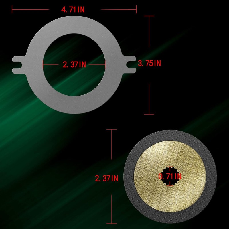 AM148465 Wet Brake Disk Kit for JohnDeere Gator XUV Vehicle 625 825 835 855 865 gallery