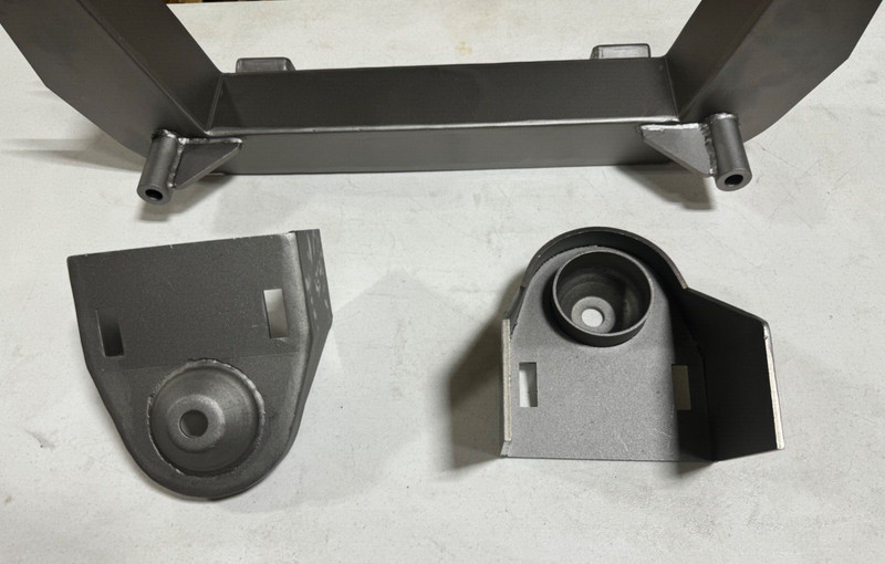 56" Track Mustang II Manual IFS Front End CROSSMEMBER Hub to Hub Stock Brake Kit gallery