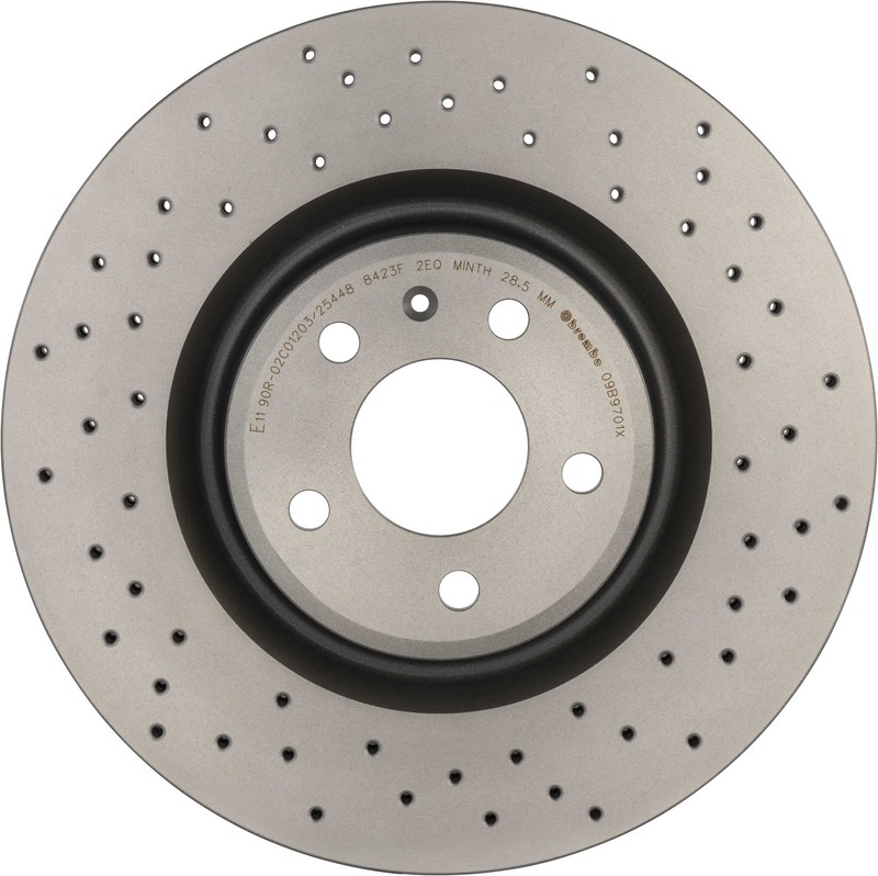 Brembo Front Disc Brake Rotor for Macan, A6, A6 Quattro+More (09.B970.1X)