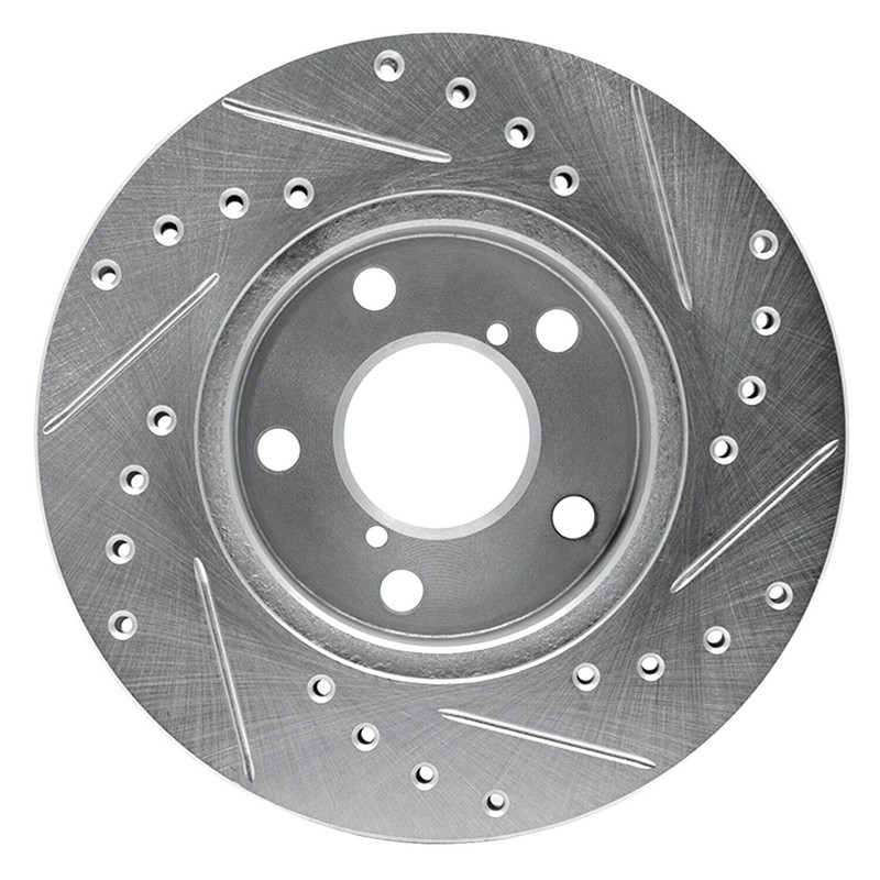 For Subaru Impreza 93-95 Brake Rotor eLINE Drilled & Slotted 1-Piece Front gallery