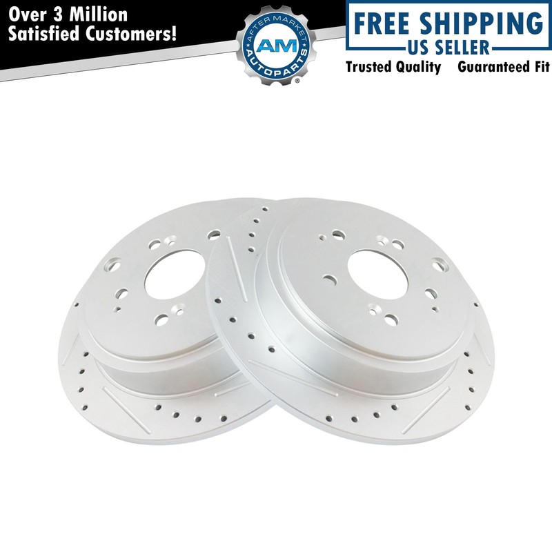 Rear Brake Rotors Set For 2001-2006 Acura MDX 2003-2008 Honda Pilot