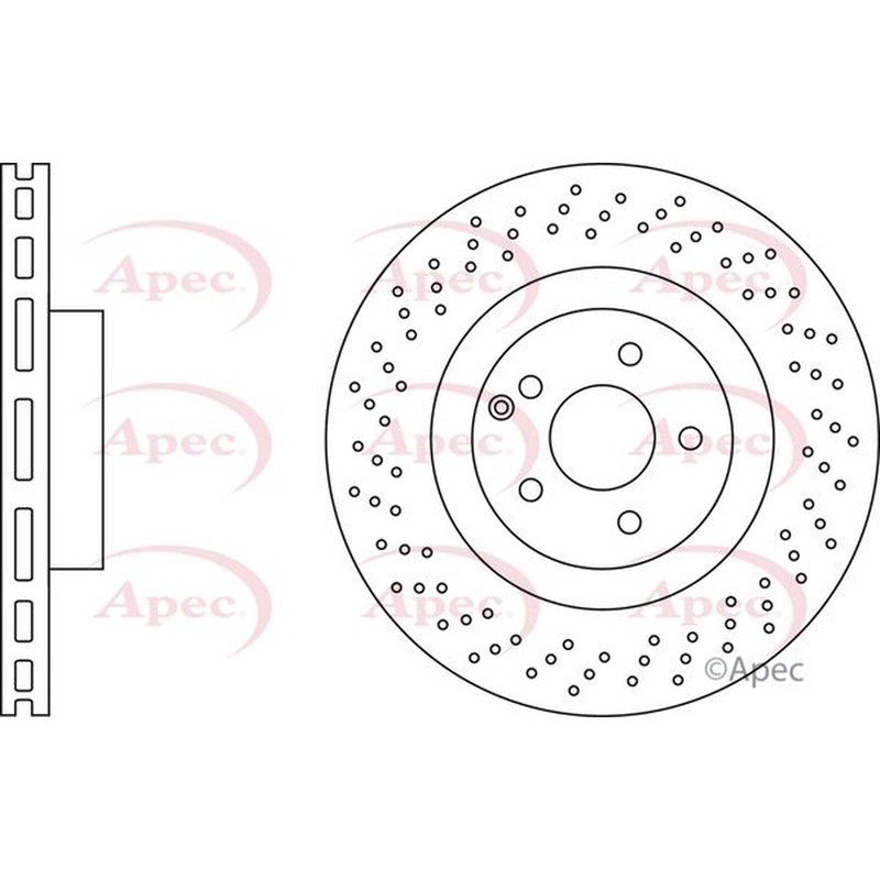 Apec Front Brake Disc DSK2683 – OE High Quality Precision Engineered Part