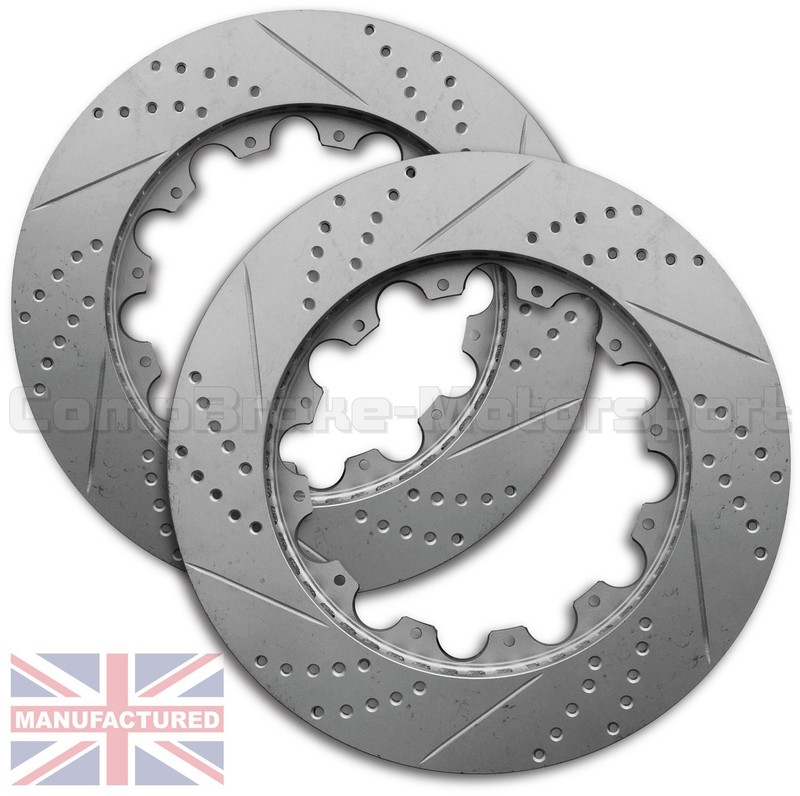 340mm x 30mm x 12 Bolt x 66mm Pad x 7.5″ PCD – Vented Brake Discs – Pair