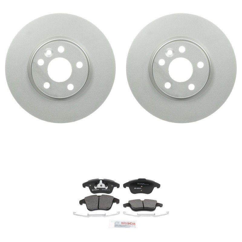 Bosch FrontQuietcast Rotors Ceramic Disc Brake Pad Kit For Range Rover Sport S80