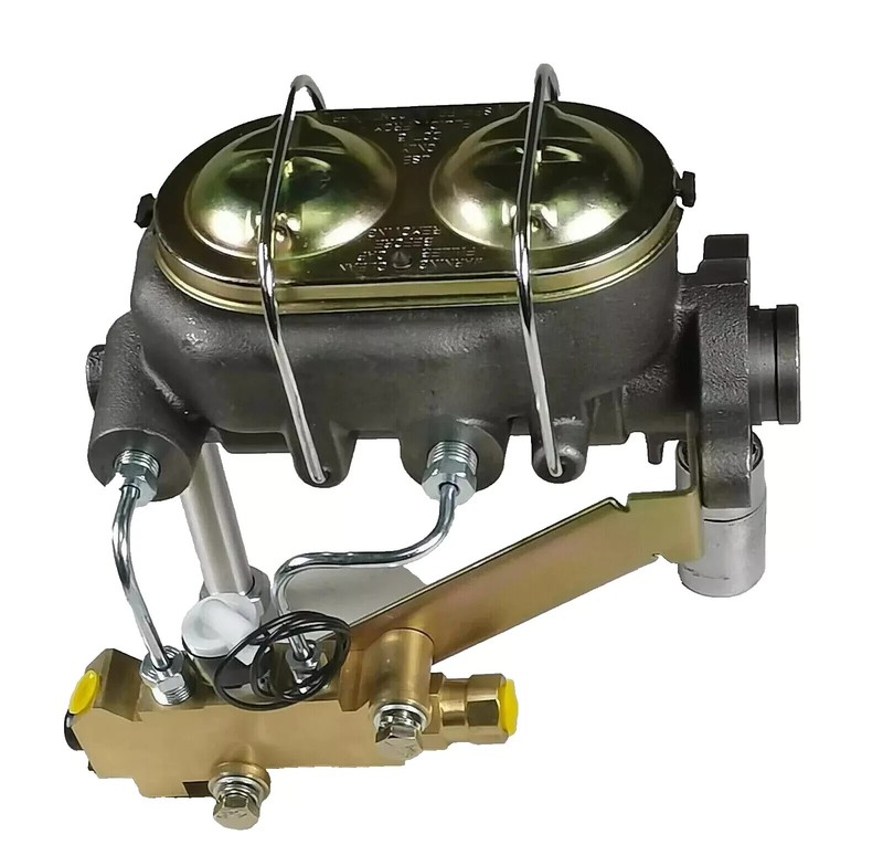 Chevy A F Body 11" Power Brake Booster & Master Cylinder Disc Drum Kit 1964-72 gallery
