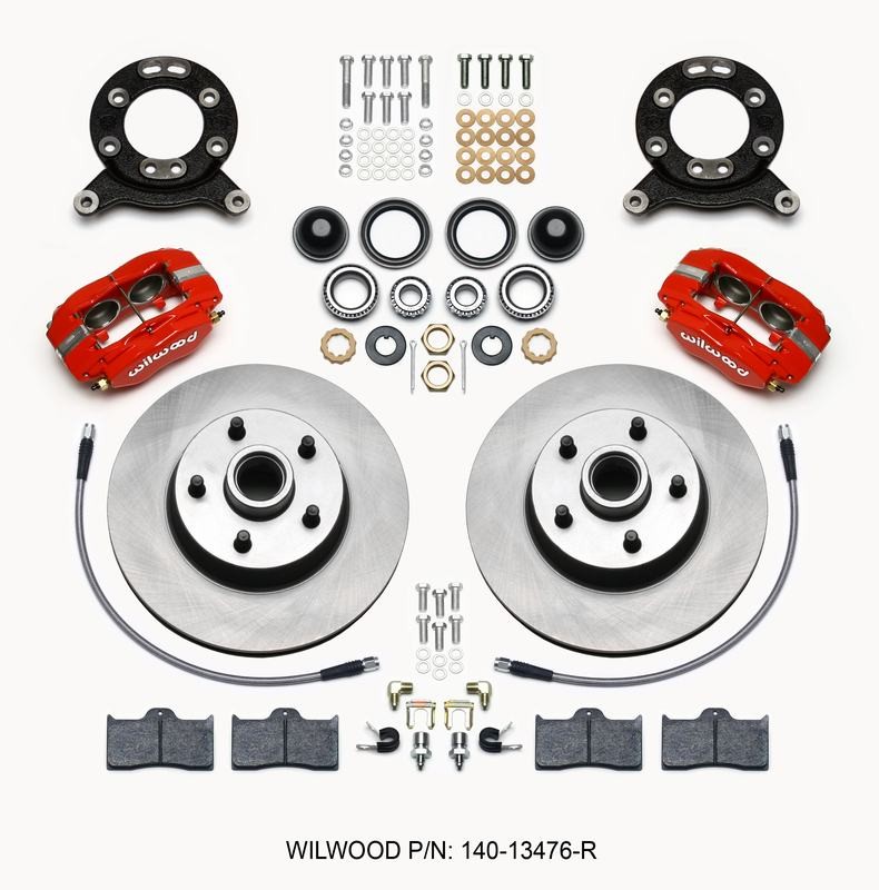 Wilwood Disc Brake Caliper / Rotor / Pad Kit – KIT,FRONT,MUSTANG,65-69,11.30 HUB