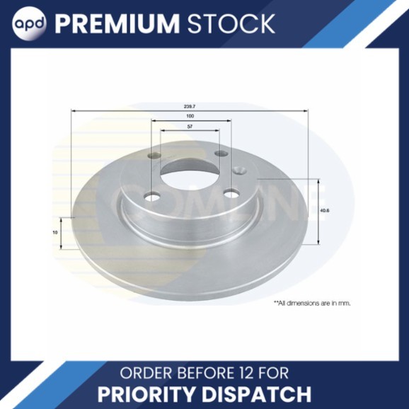 Comline ADC1134 Brake Disc