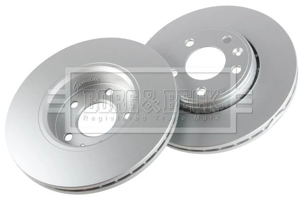 Borg & Beck BBD4297 Front Brake Discs Pair 305mm Vented Fits Nissan Opel Renault gallery