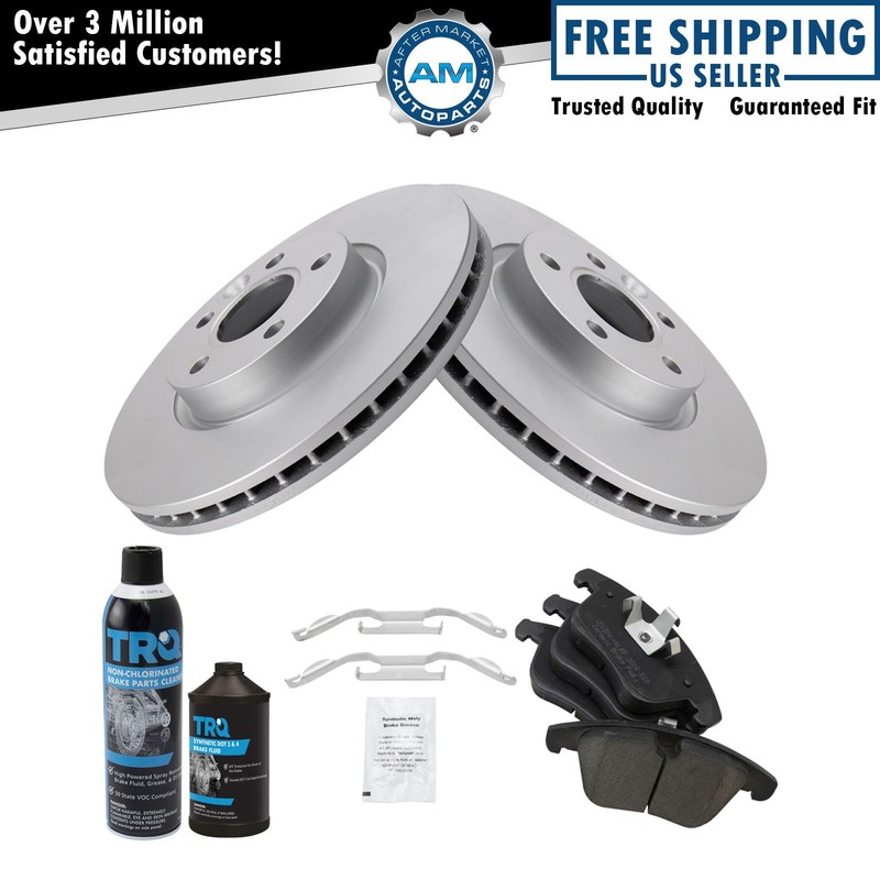 Front Ceramic Brake Pads Rotors Kit Fits Range Rover Evoque S60 S80 V60 V70 XC70