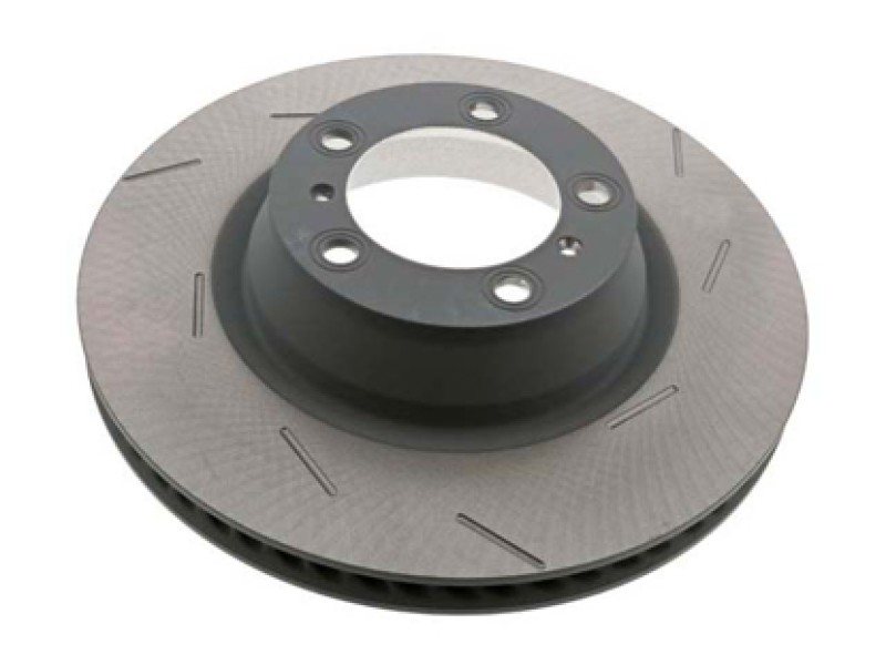 SHW Performance Right Front Slotted Brake Rotor for Porsche Panamera S Hybrid gallery